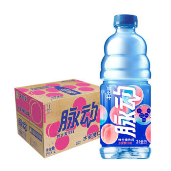 【升级版】1L脉动水蜜桃味*12/箱 商品图0