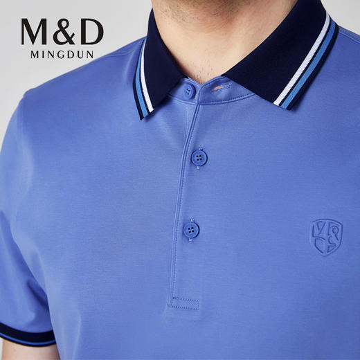 圆机商务短袖T恤 商品图3