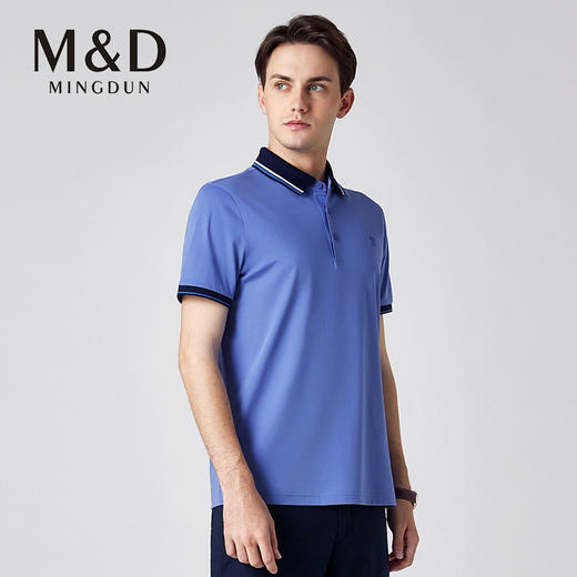 圆机商务短袖T恤 商品图1