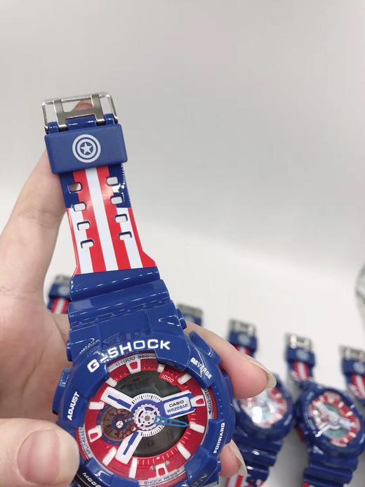 卡西欧G-SHOCK复仇者联盟漫威限量版手表男 美国队长 商品图1