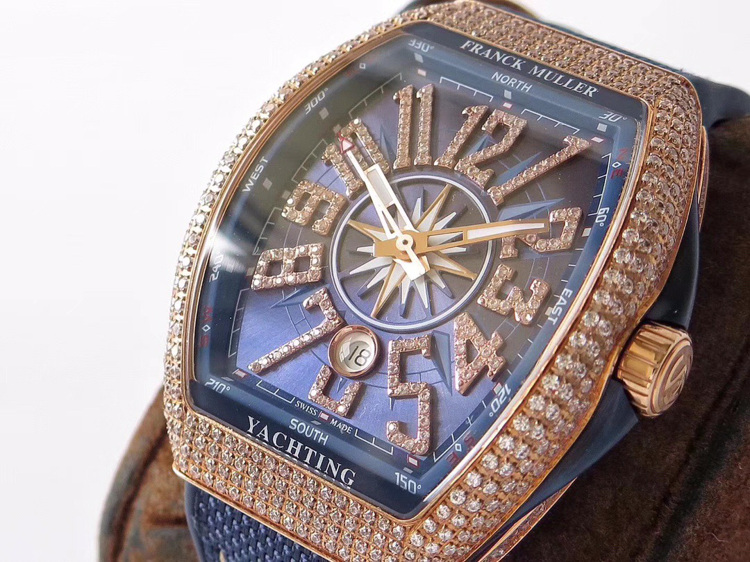 abf厂法兰克穆勒 v45游艇系列 机械男表直径:44mm*54mm