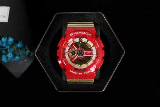 卡西欧 G-SHOCK 单眼系列 震撼来袭 金45度°自动抬手灯（可开关）经典防震表盘设计配合冲击视觉的强烈色彩🙈LCD液晶显示盘 商品图0