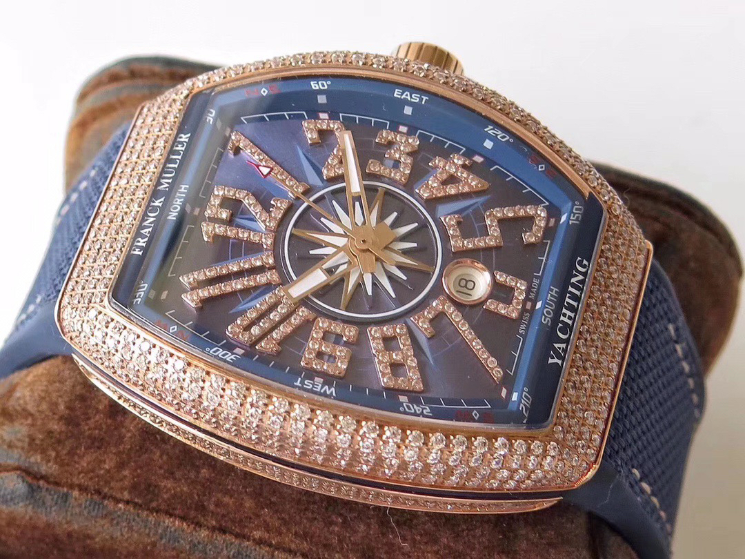 abf厂法兰克穆勒 v45游艇系列 机械男表直径:44mm*54mm