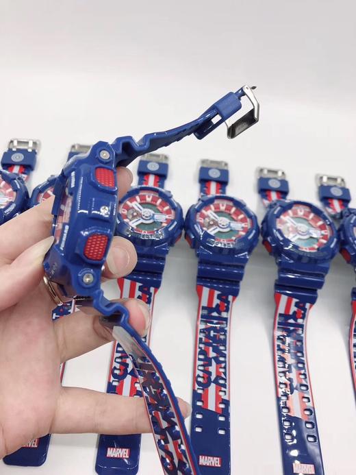 卡西欧G-SHOCK复仇者联盟漫威限量版手表男 美国队长 商品图7