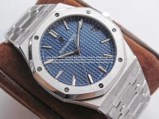 ZF爱bi皇家橡树15500系列 采用9015机芯改爱彼CAL.4302一体机！尺寸为41X10.4毫米与正品一致！男士腕表，精钢表带，自动机械机芯，透底。 商品图1