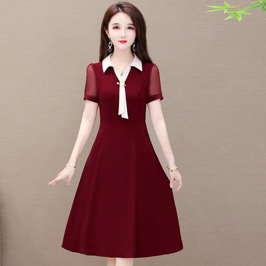 YWE-20A05C时尚修身显瘦气质优雅连衣裙 商品图2