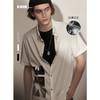 HIM漢崇 男装夏季印花短袖衬衣外套宽松男士衬衫潮 商品缩略图0