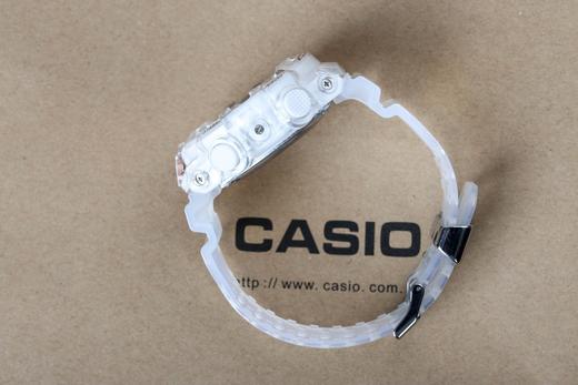 casio卡西欧透明款G-SHOCKGA-700运动男士电子手表男表gshock手表镜面材质: 矿物强化玻卡西欧手表 电子表 商品图4