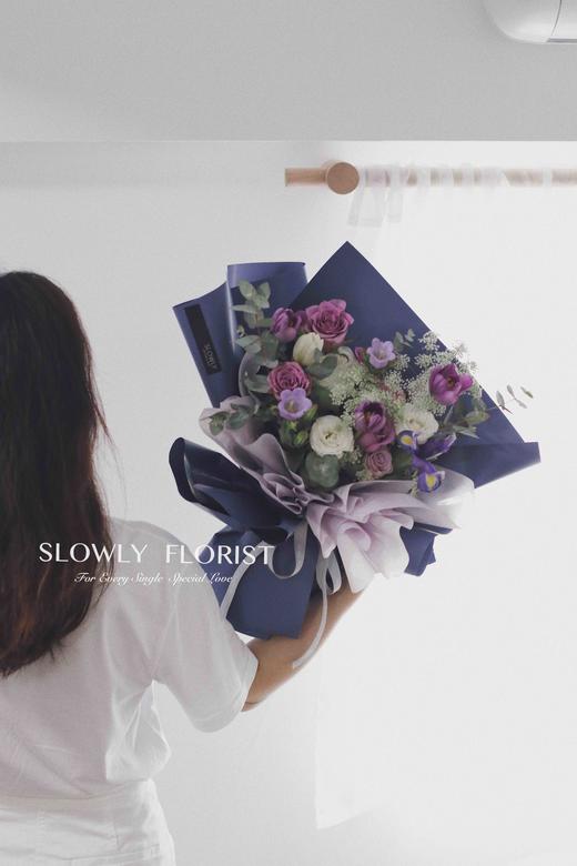 紫色风铃花束 商品图2