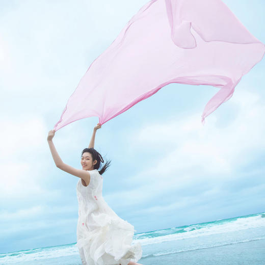 【林栖设计小店】【现货】薄款桑蚕丝真丝围巾披肩多色百搭2903204 商品图0