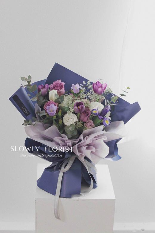 紫色风铃花束 商品图4