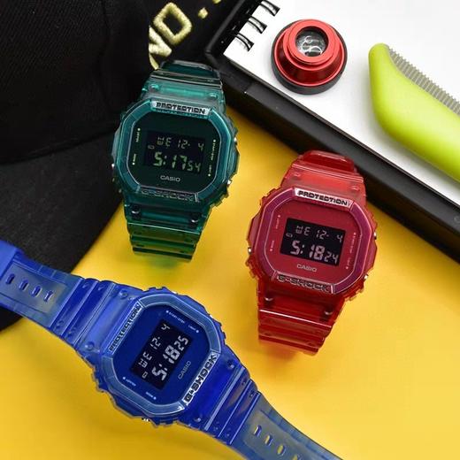 卡西欧G-SHOCK DW_5600SK-1PRS | G-SHOCK冰韧系列  坚韧出型手表运动男手表数字显示潮流防水电子表G-5600基本功能： 商品图4