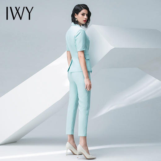 IWY/ 浅绿色西装裤子半裙套装CPS30 商品图3
