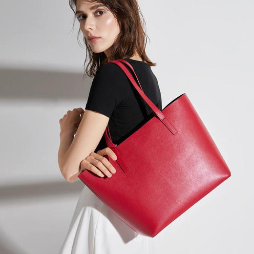 网易严选 真皮大容量子母托特包 MK制造商打造 商品图8