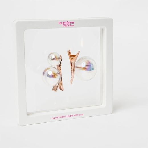 北京仓｜La môme bijou-Bulles-crocodile clips 发卡（玫瑰金色）［法国设计师］ 商品图1