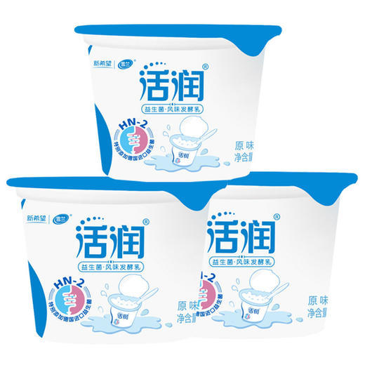 新希望雪兰活润原味12盒装 低温酸奶益生菌风味发酵乳小杯酸牛奶 商品图1