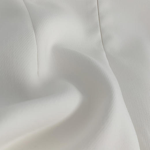 白色V领短袖腰带连衣裙 商品图13