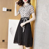 SMJR 8205250 2020新款夏装连衣裙时尚圆点印花女气质拼接撞色裙子 商品缩略图0