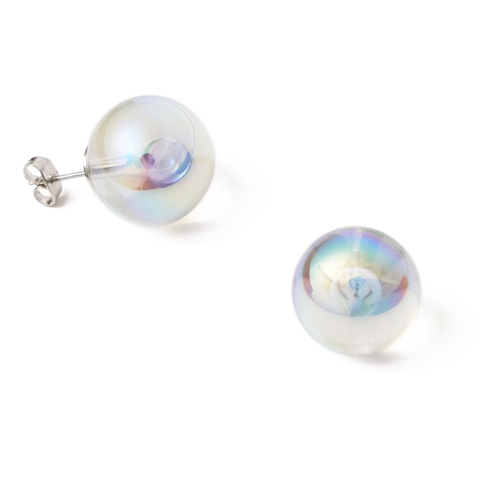 北京仓｜La môme bijou-Bulles-耳钉（大号）［法国设计师］