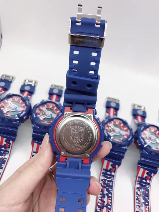 卡西欧G-SHOCK复仇者联盟漫威限量版手表男 美国队长 商品图3