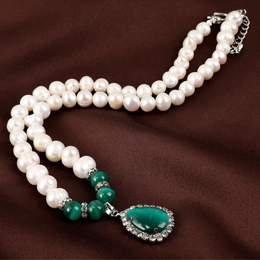 奥利维亚珍珠项链套装图片