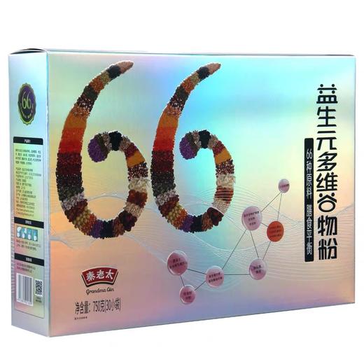 秦老太益生元多维谷物粉礼盒750g买一赠一，送妈妈的好礼物 商品图1