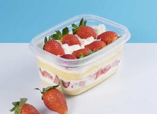 草莓水果奶油盒子(1人份) - 贝胜客手工蛋糕