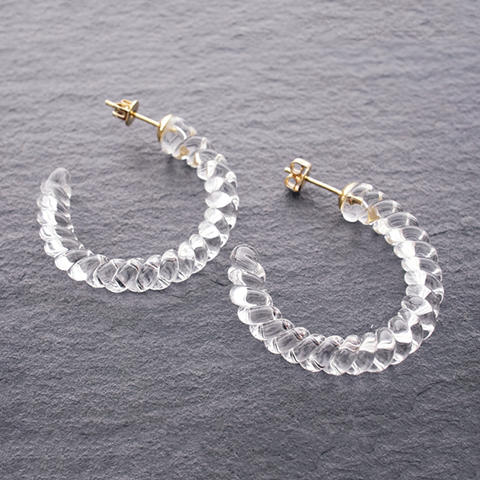 【HARIO】精致玻璃耳环HAA-N-001 商品图0