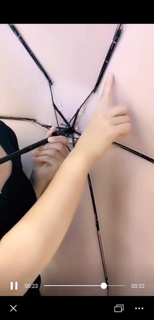 YOPOTA/优品堂“纯真海洋”纯色绣花晴雨两用遮阳伞雨伞 商品图7