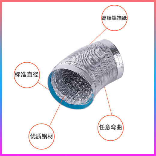 油烟机伸缩烟管烟道(5根/箱) 商品图2