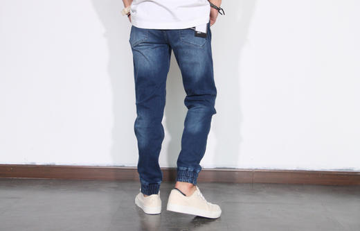 Pub1ish PACIFIC PANTS 羽毛弹力牛仔束脚锥形长裤 NZK061 商品图6
