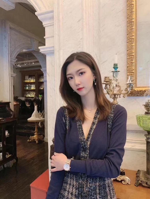 520礼物！佟丽娅同款 阿玛尼新款满天星钢带石英女士手表AR11293 商品图5