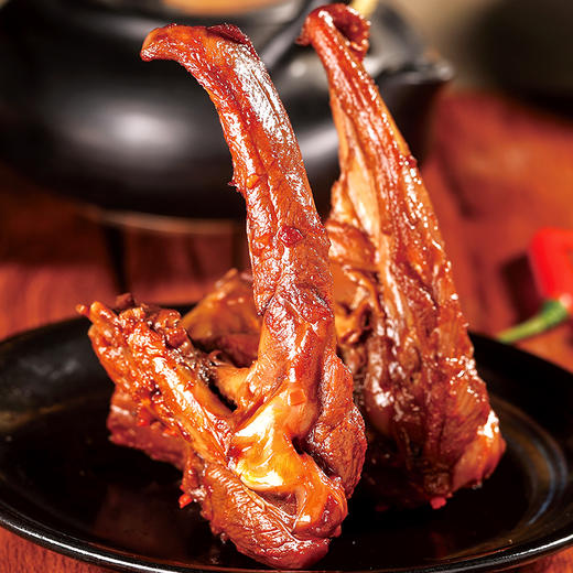鲜满多香辣鸭锁骨540g卤味熟食小吃货鸭肉类零食品休闲麻辣味整箱
