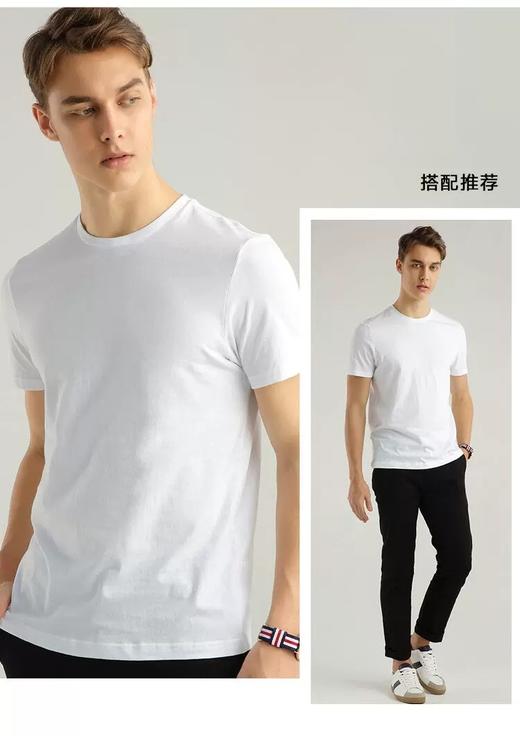 佐丹奴男装纯色短袖T【三人行】01244504 商品图2