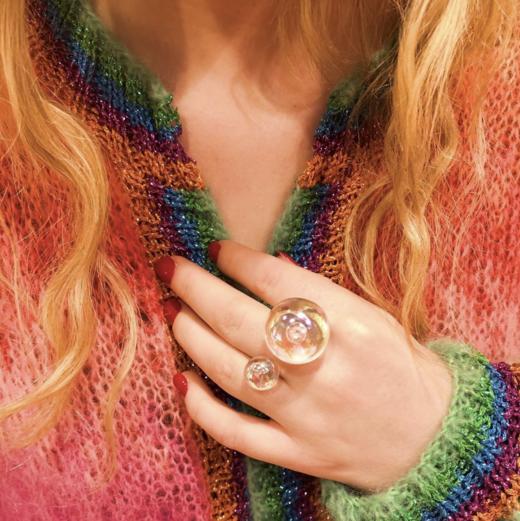 北京仓｜La môme bijou-Bulles-戒指（银色 大号）［法国设计师］ 商品图1