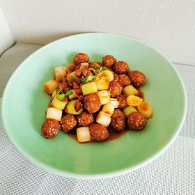 【岑府私厨 葱爆小丸子】