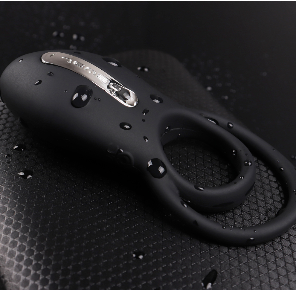 震动锁精环男用品男女共用夫妻高潮振动抽插透明成人调情趣性用具