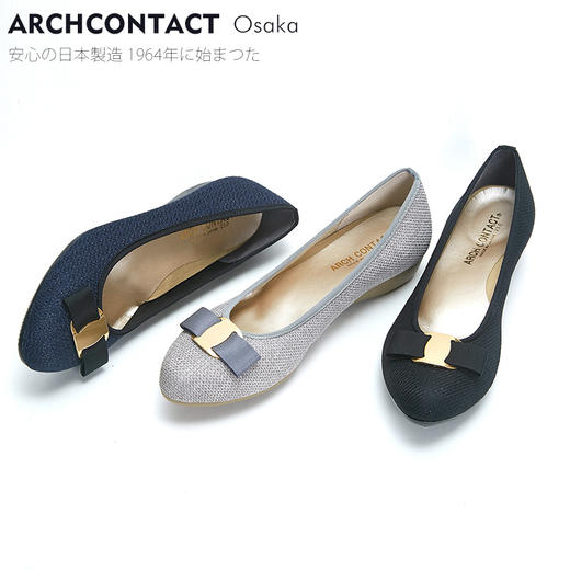 安启美奈2020春季新款日本舒适浅口尖头平底通勤OL软底单鞋 商品图2