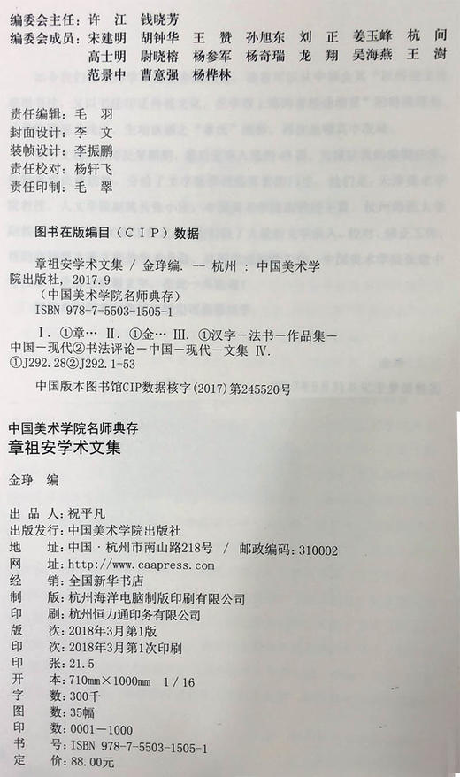 《章祖安学术文集》定价：88 中国美术学院名师典存 正版品牌直销 满58包邮--中国美术学院出版社欢迎您！ 商品图1