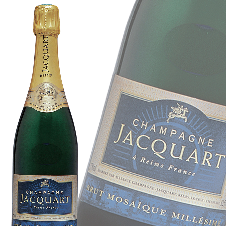 霞卡幕萨克优年份香槟葡萄酒 Jacquart Brut Mosaique Millesime 2002 750ml