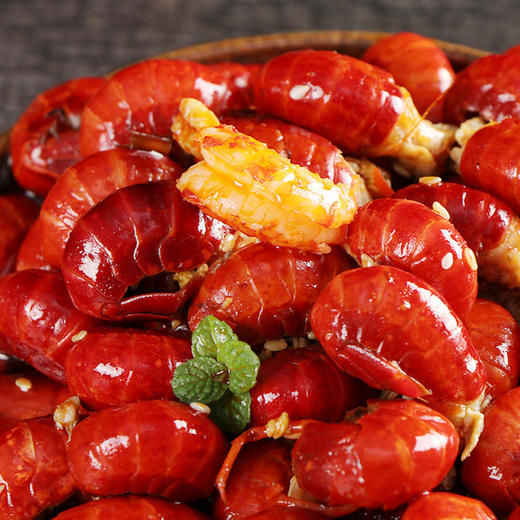 【500克袋装包邮】香辣龙虾尾麻辣蒜香即食小龙虾尾 5斤龙虾出1斤虾尾 商品图2