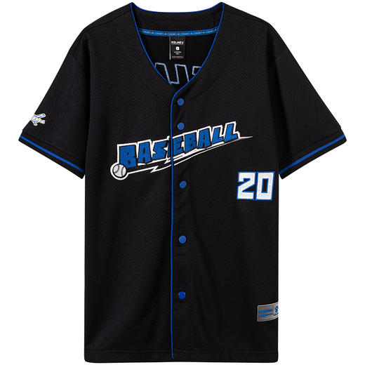 卡尔美运动休闲短袖外套夏季新款男士潮流棒球上衣茄克 商品图0