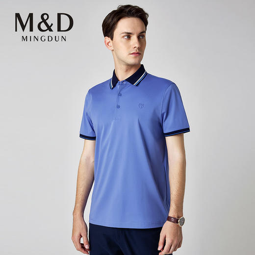 圆机商务短袖T恤 商品图0