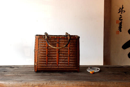 大号 竹编包 茶道 茶具 收纳包 香具包 仿古 文艺 复古