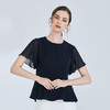 EITIE爱特爱夏季新款通勤收腰显瘦荷叶袖女上衣B2013416 商品缩略图2