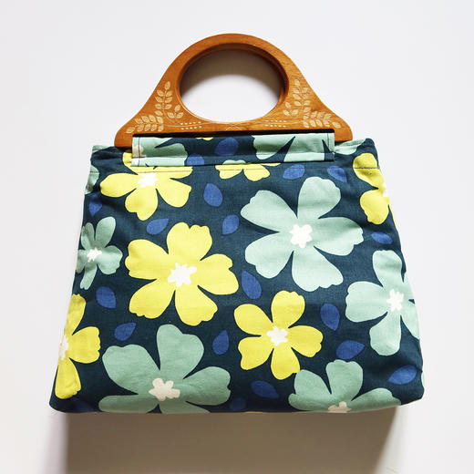 HUJI祤集Embrace手提包插画可爱大花朵 商品图6