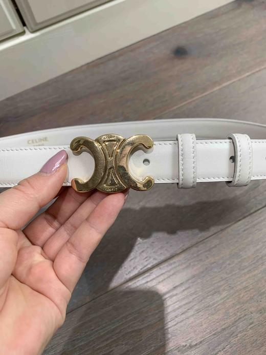 57-8台资老牌工厂 甜甜同款 凯旋门 内外全皮 情侣腰带皮带 商品图5