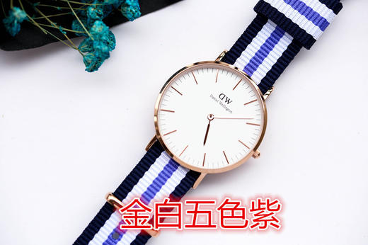 DanielWellington时尚手表尼龙款 丹尼尔惠灵顿腕表DW手表,全新升级包装，金银两款，配色齐发。经典时尚 商品图3