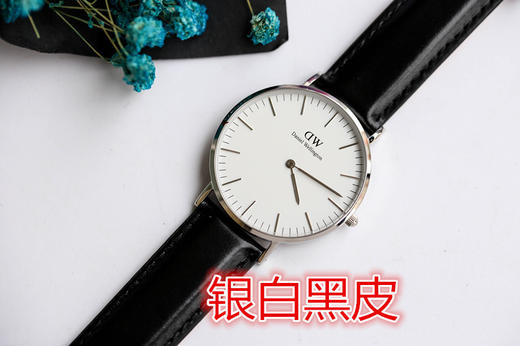 DanielWellington时尚手表男女皮带款 贵族绅士，器宇不凡 丹尼尔惠灵顿腕表DW手表,全新升级包装，金银两款，配色齐发。经典时尚，全部现货实拍集合图 商品图6