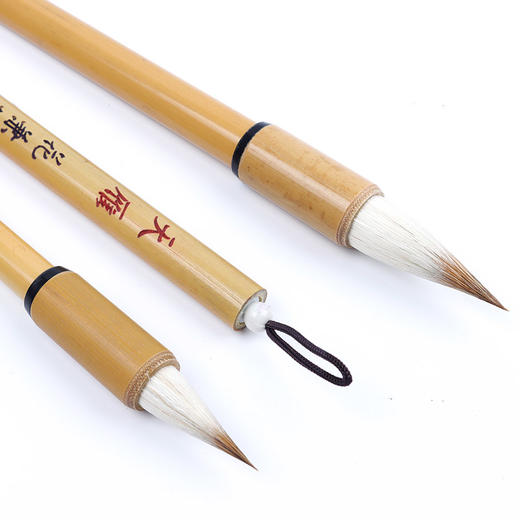 【短锋蒜头蝇头】小楷兼毫毛笔书法佳品，包邮送礼盒套装 商品图2